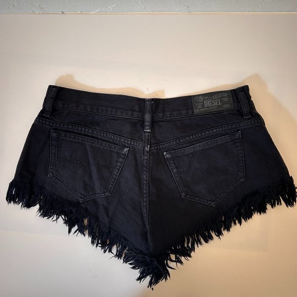 Low Rise Fring Jean Shorts | Diesel - Picture 3 of 11